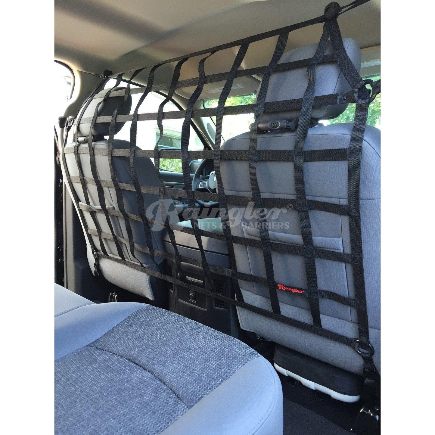 1999 - 2016 Ford F250 F350 Super Duty Crew Cab Behind Front Seat Barrier Divider Net-Raingler