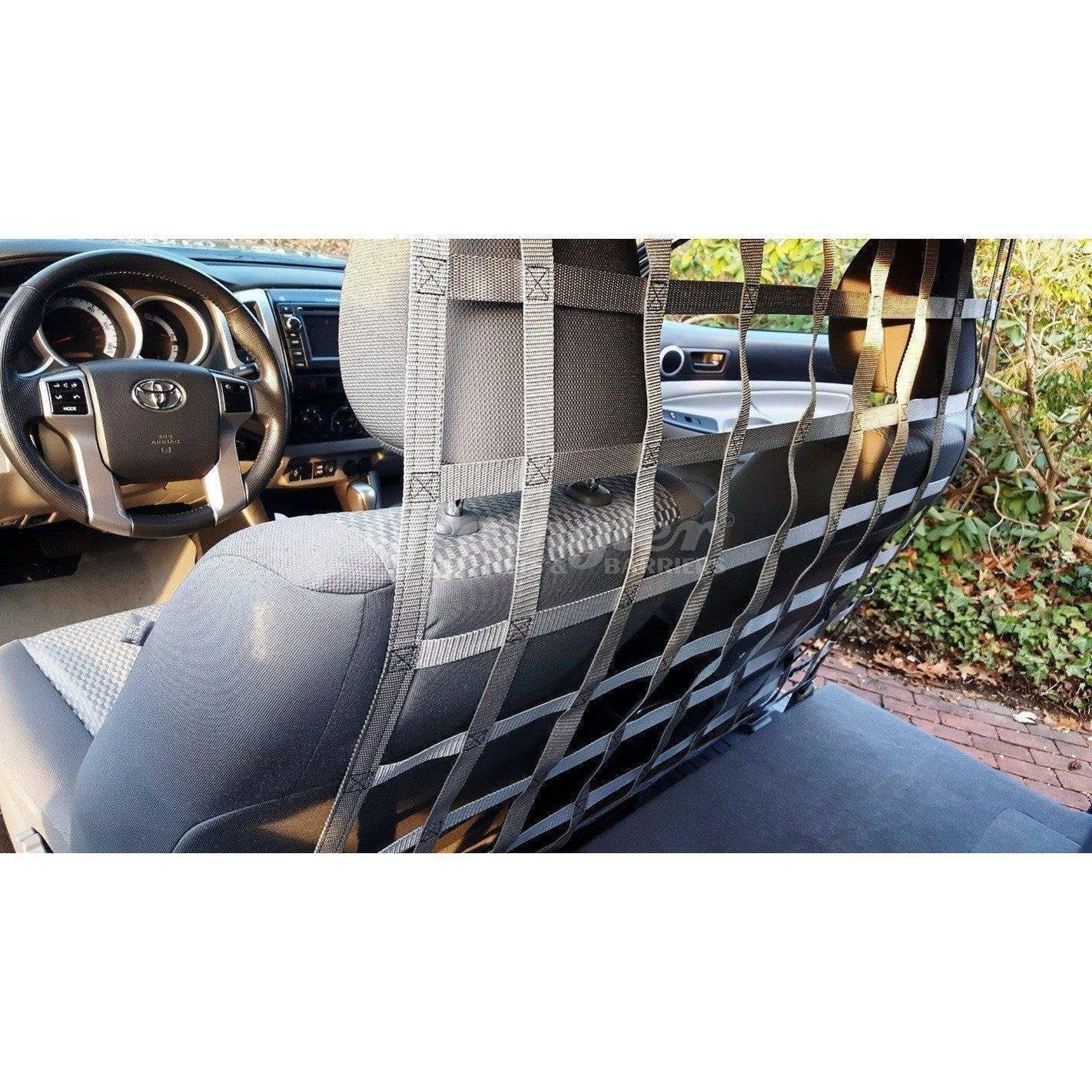 2016 - 2023 Toyota Tacoma Access Cab / Double Cab Behind Front Seat Barrier Divider Net-Raingler