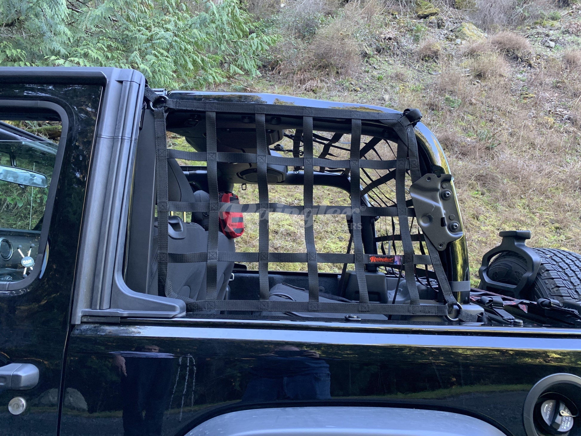 2018 - Newer Jeep Wrangler JL 2 Door 3 Piece Net System-Raingler