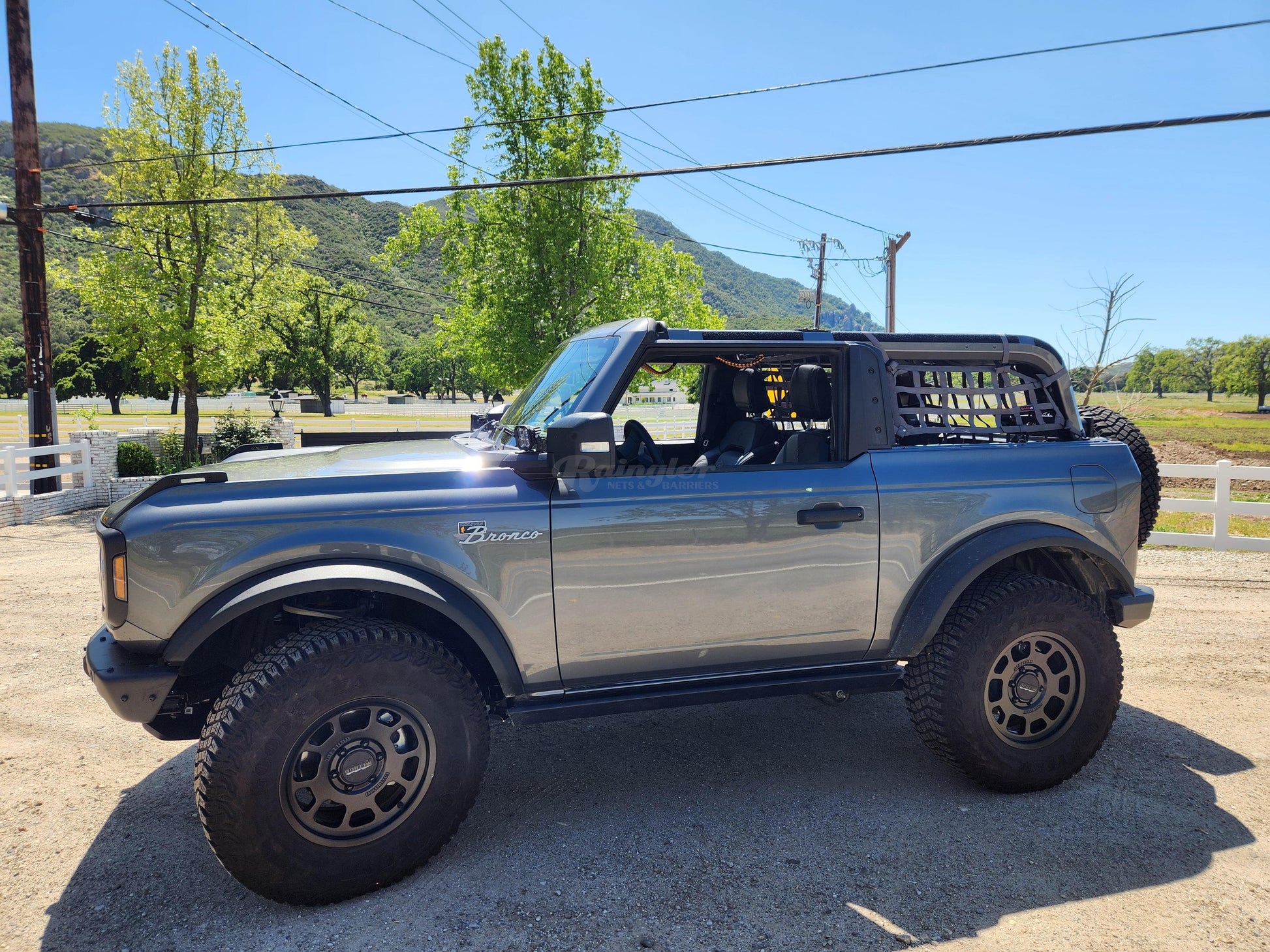 2021 - Newer Ford Bronco 2 door Side Window Nets-Raingler