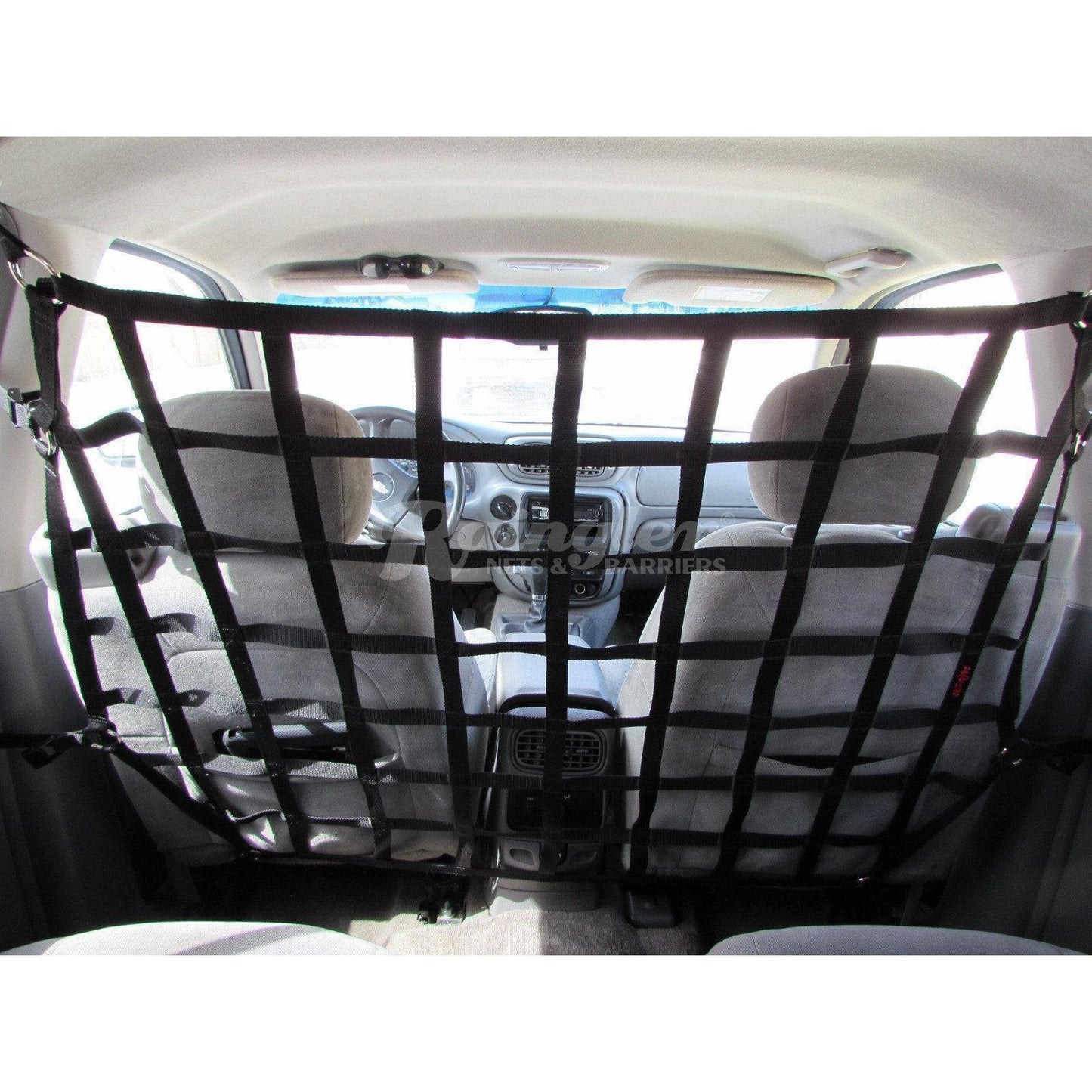 1992 - 2014 Ford E-Series Econoline Van Behind Front Seat Barrier Divider Net-Raingler