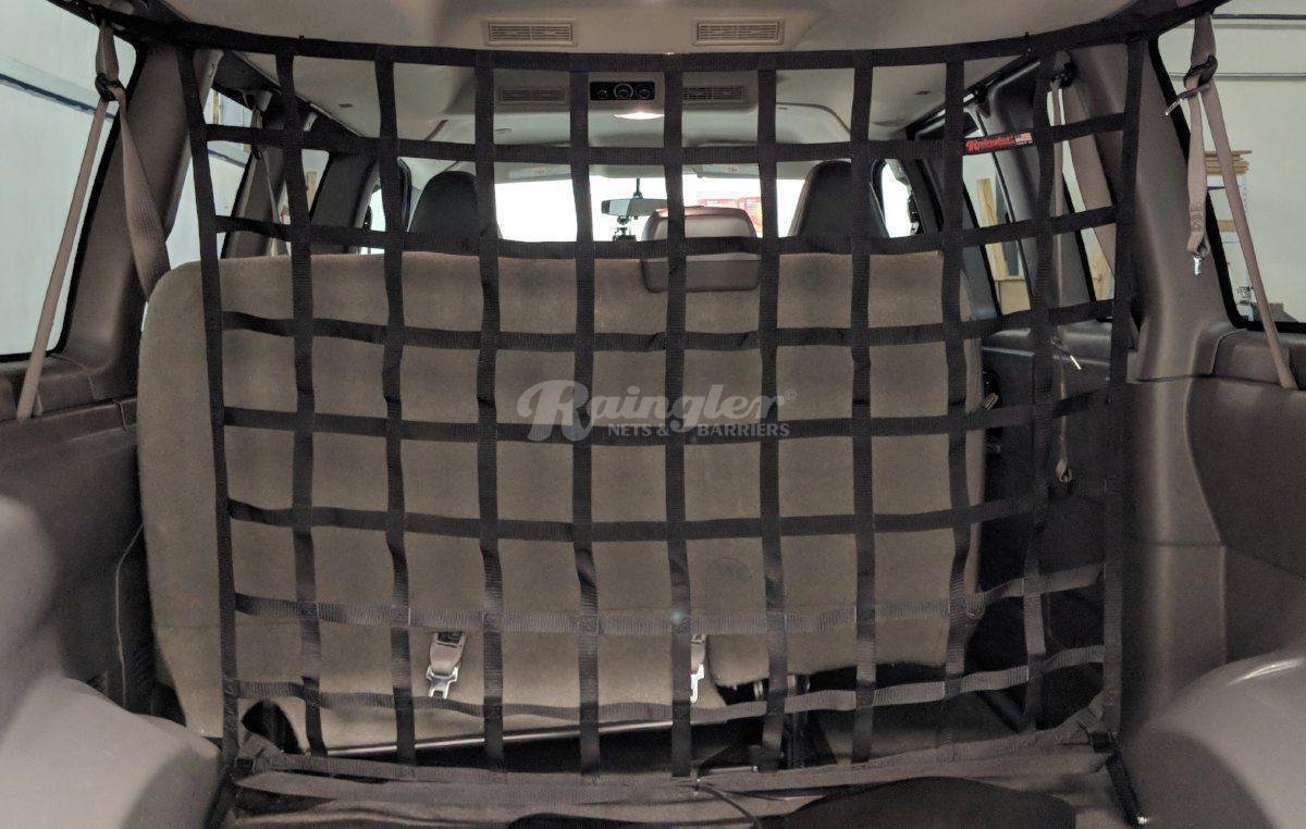 1995 - Newer GMC Chevrolet Express Van Behind 2nd Row Rear Seats or Cargo Area Barrier Divider Net-Raingler