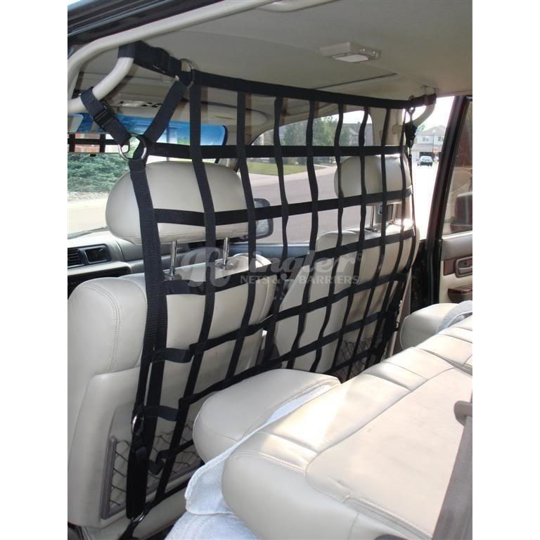 1998 - 2007 Lexus LX 470 (J100) Behind Front Seats Barrier Divider Net-Raingler