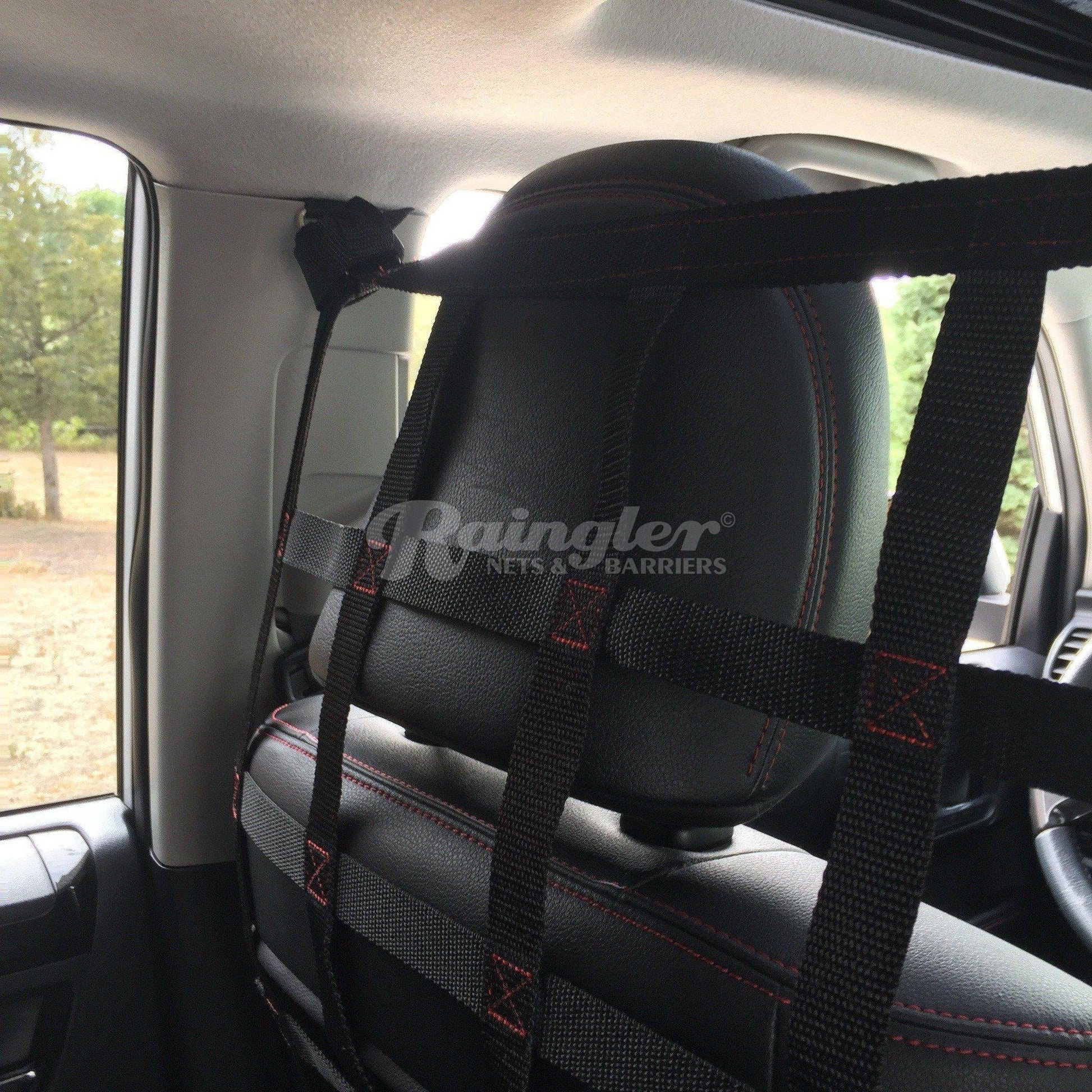 1999 - 2013 Nissan Navara D40 Body Behind Front Seats Barrier Divider Net-Raingler