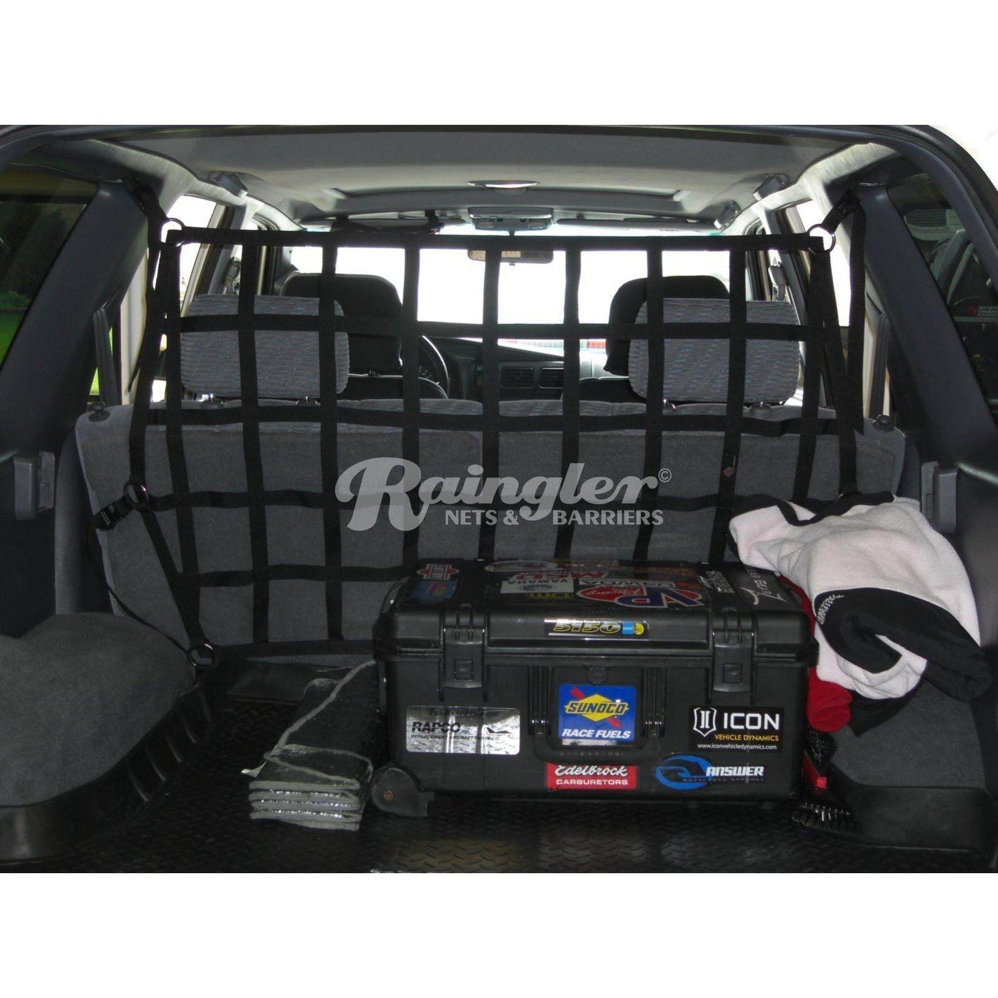 2003 - 2009 Land Cruiser Prado (J120) Behind Rear 2nd Row Seats Barrier Divider Net-Raingler