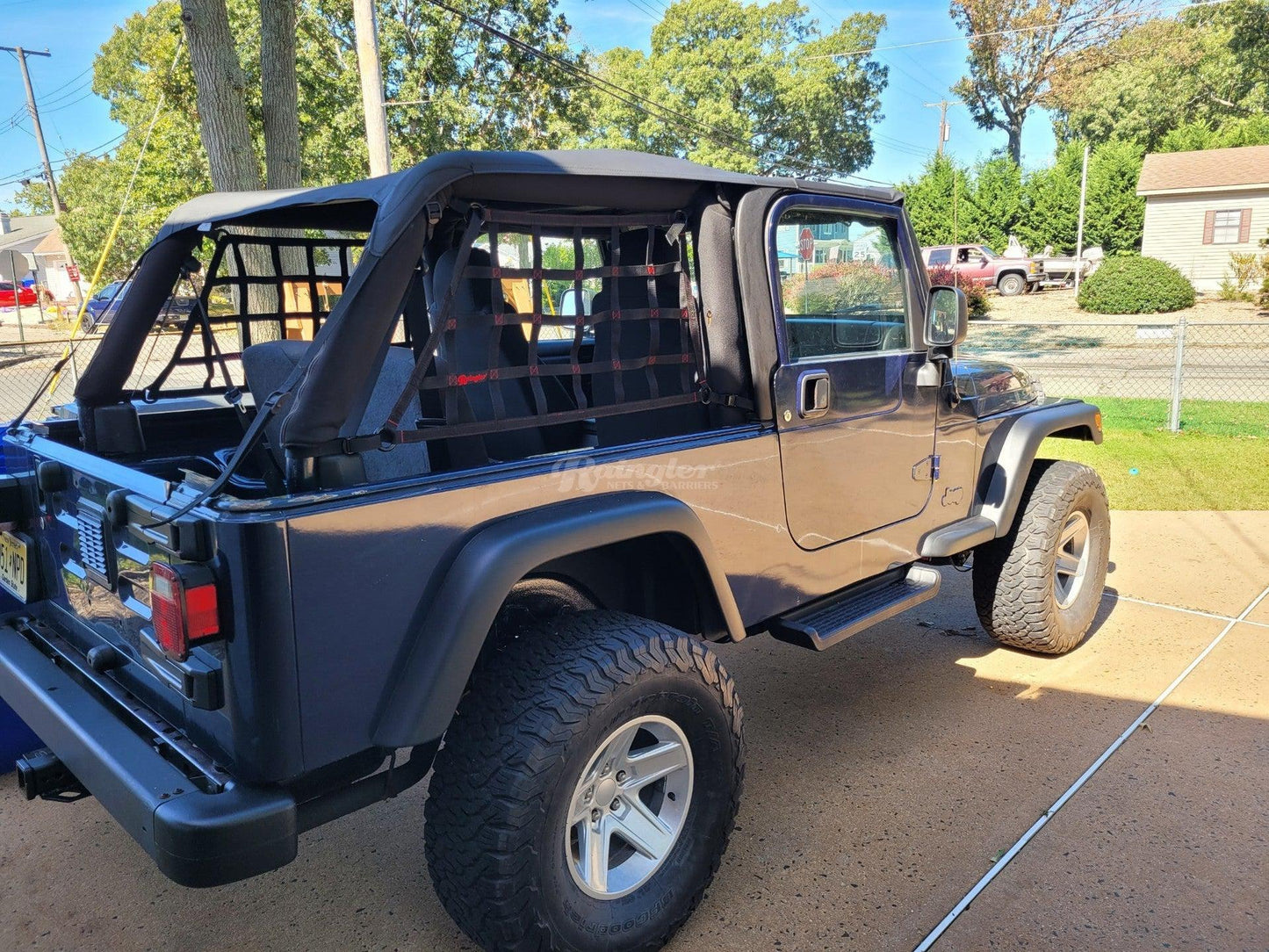 2004 - 2006 Jeep Wrangler LJ Unlimited Side Window Nets-Raingler