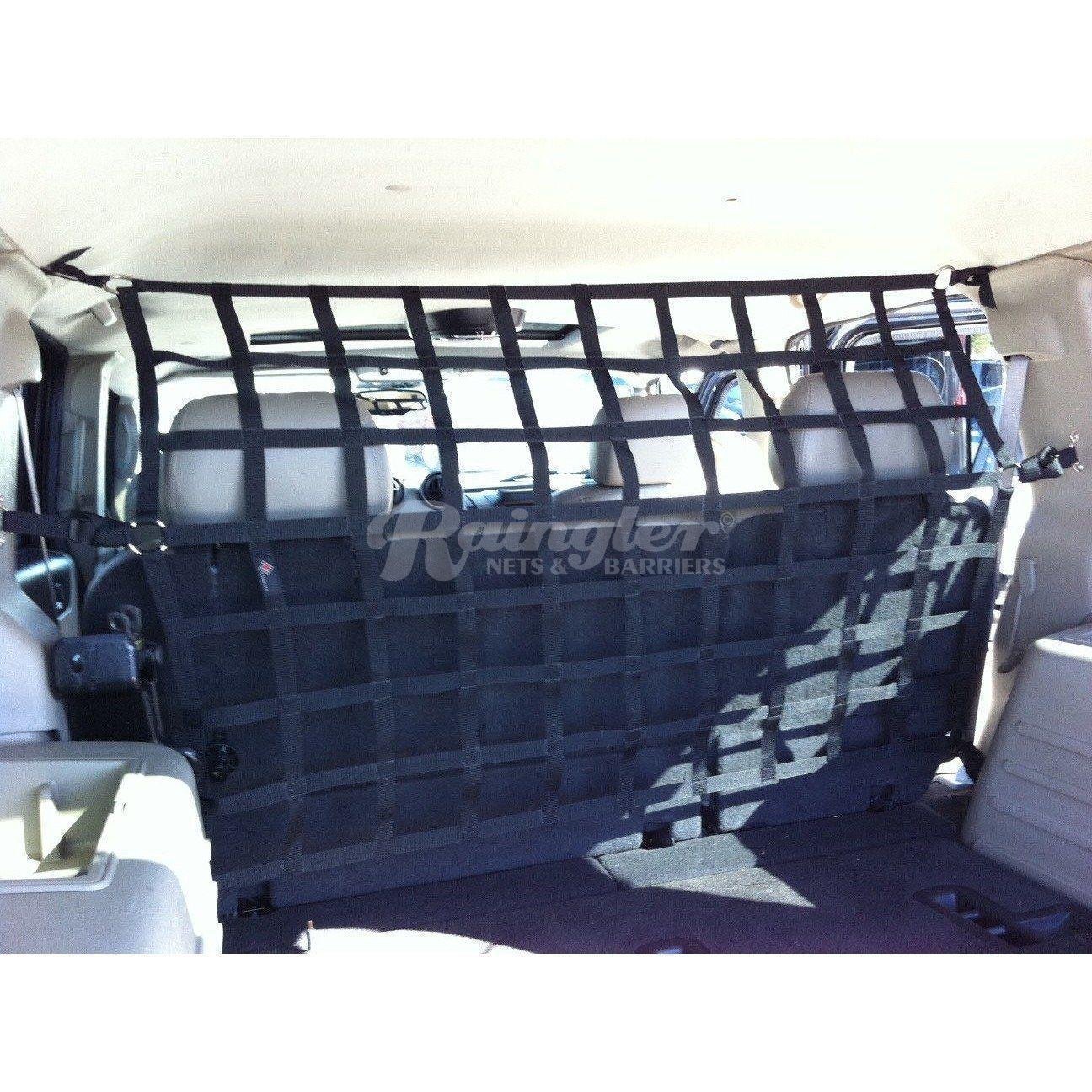 2006 - 2010 HUMMER H3 SUV Behind 2nd Row Seats Rear Barrier Divider Net-Raingler