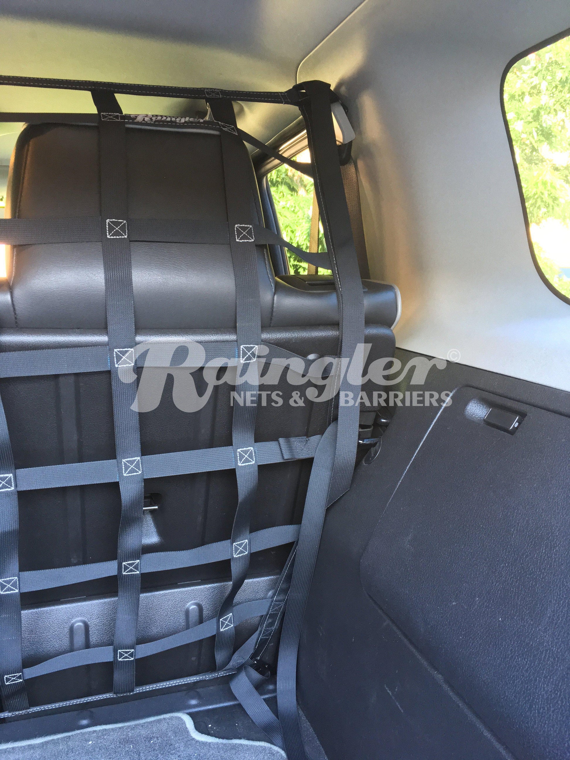 2006 - 2010 HUMMER H3 SUV Behind 2nd Row Seats Rear Barrier Divider Net-Raingler