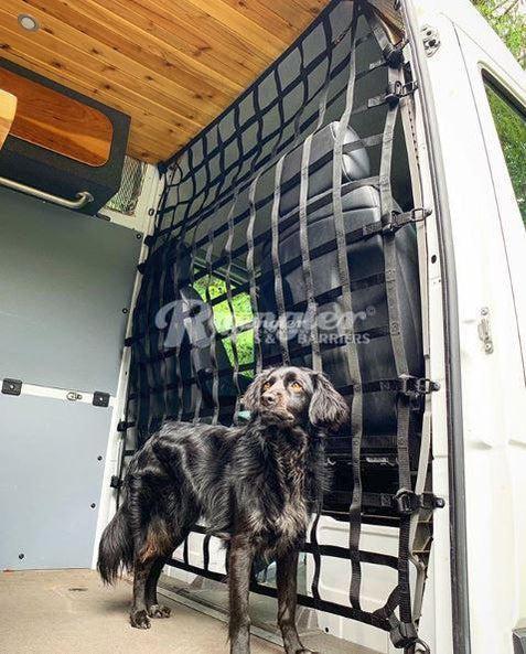 2006 - Newer Peugeot Boxer and Peugeot Manager (Mexico) Behind Front Seats Barrier Divider Net-Raingler