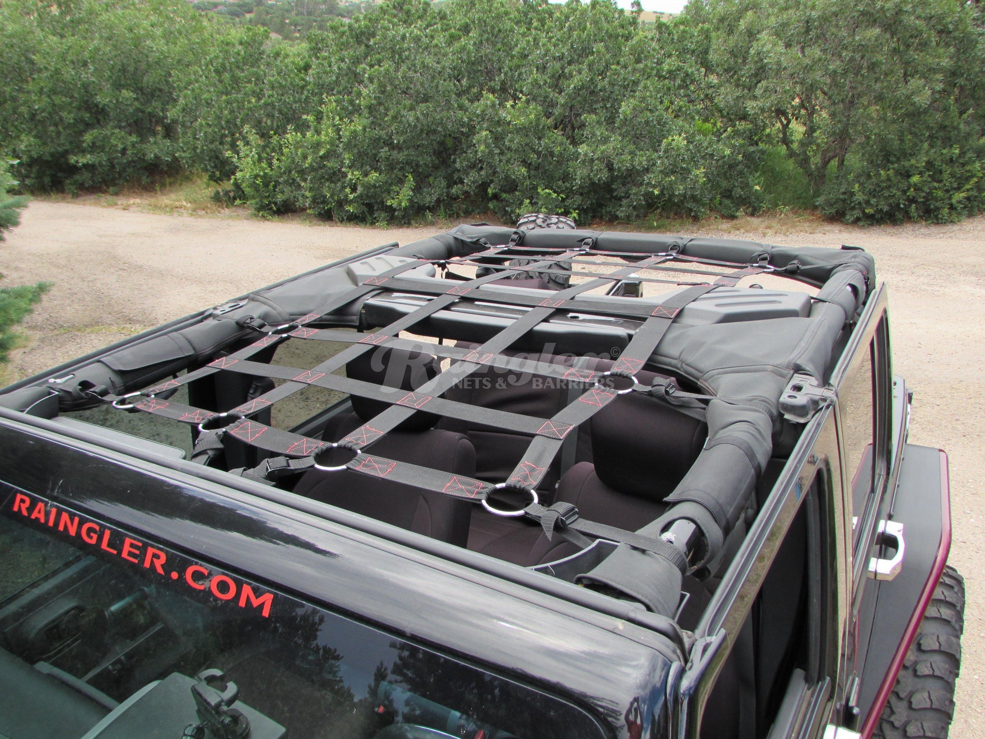 2007 - 2018 Jeep Wrangler JK/JKU 2" Roof Rack Net-Raingler