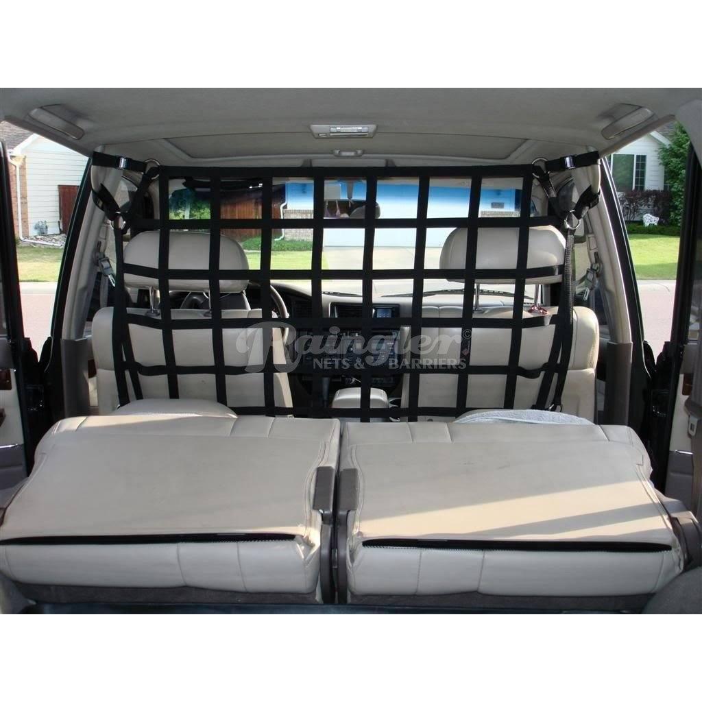 2008 - Newer Toyota Land Cruiser (J200) Behind Front Seats Barrier Divider Net-Raingler