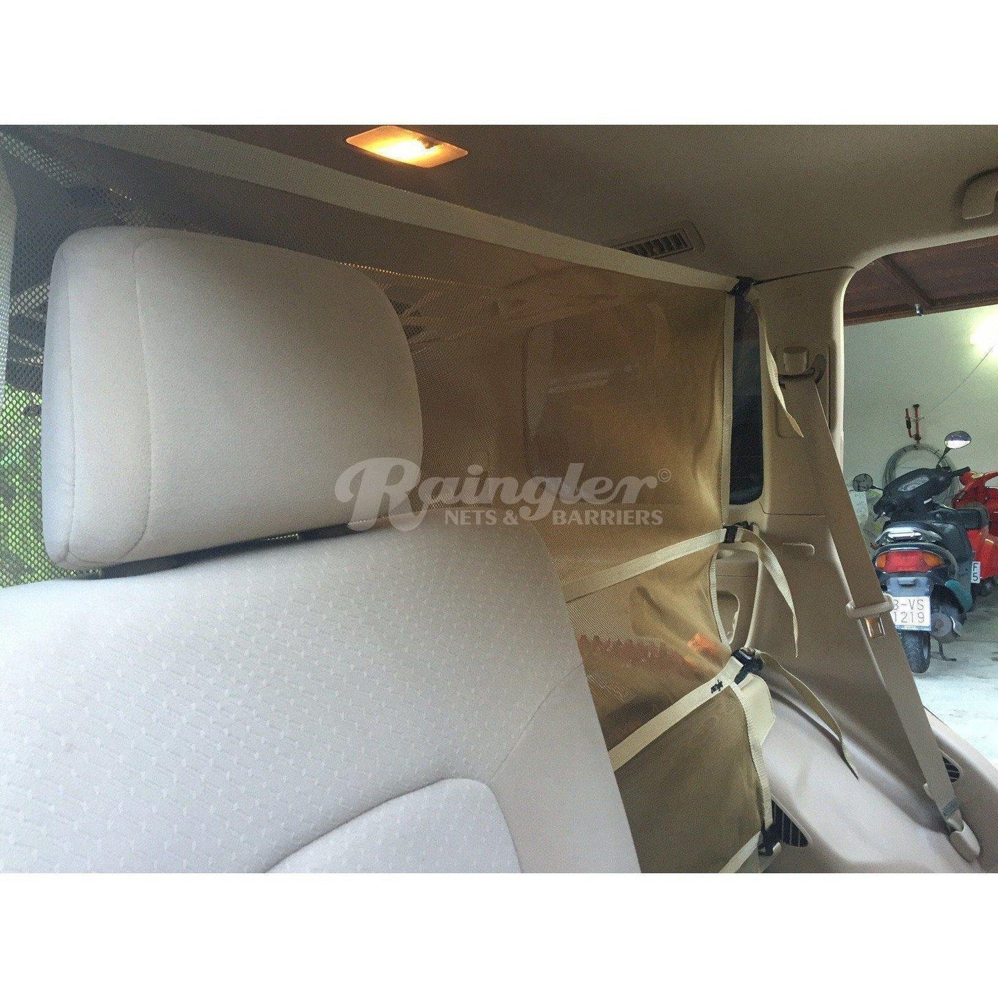 2008 - Newer Toyota Land Cruiser (J200) Behind Rear 2nd Row Seats Barrier Divider Net-Raingler