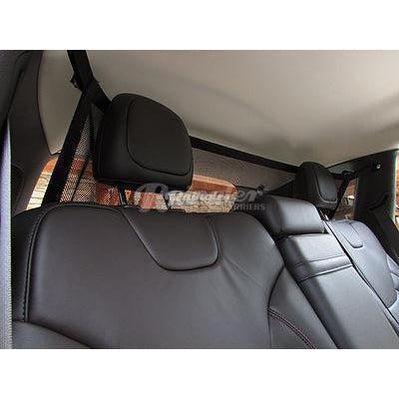 2019 - Newer Jeep Cherokee (KL) Behind 2nd Row Seats Rear Upper Barrier Divider Net-Raingler