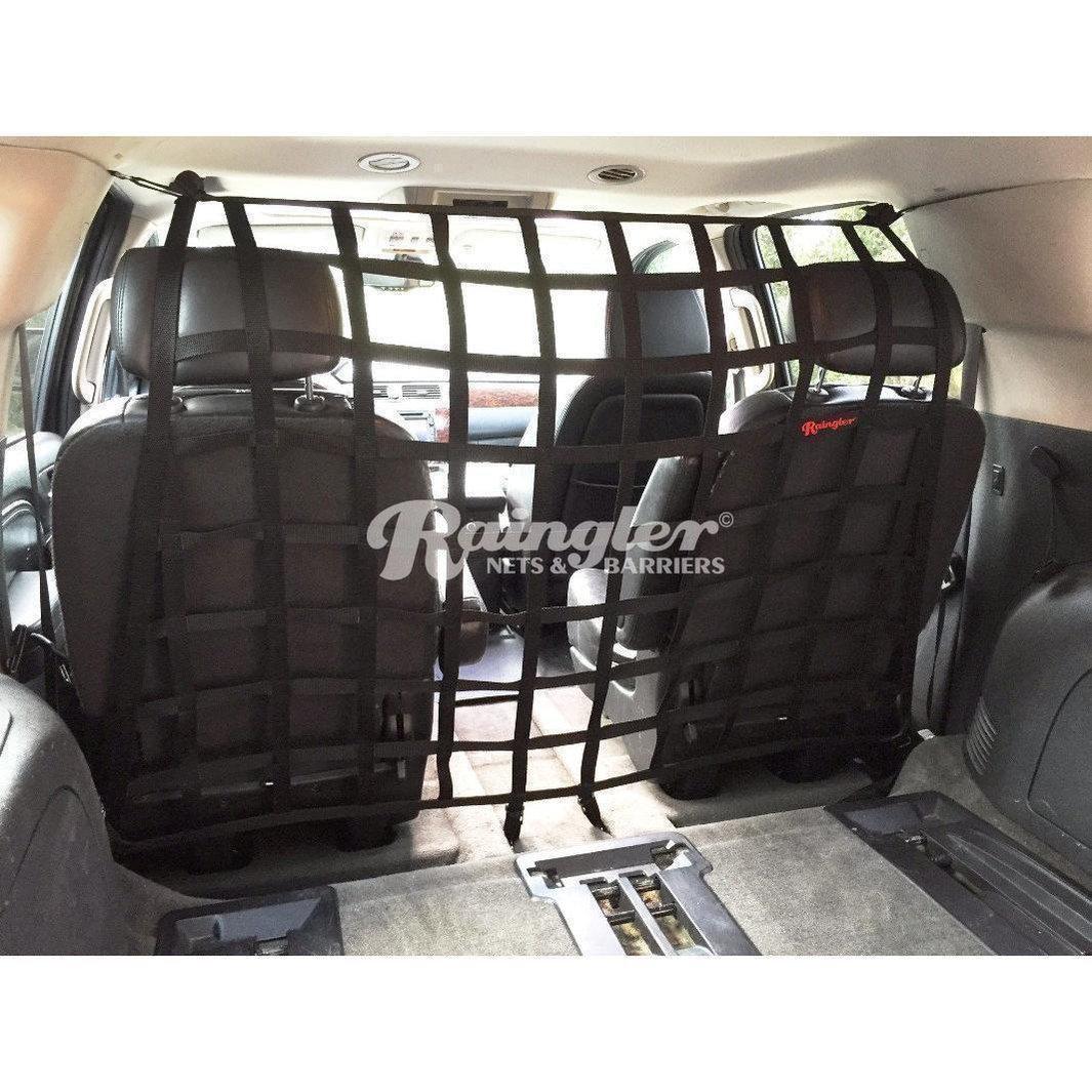 2021 - Newer Chevrolet Tahoe Behind 2nd Row Seats Rear Barrier Divider Net-Raingler